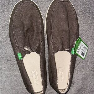 Sanuk Men's Dark Brown Slip-On Loafers